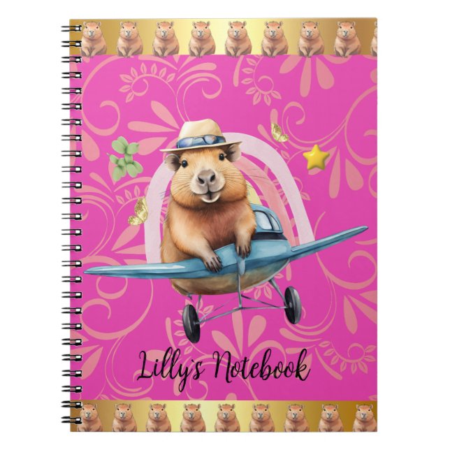 CADERNO ESPIRAL CAPYBARA NOTEBOOK- 16 (Frente)