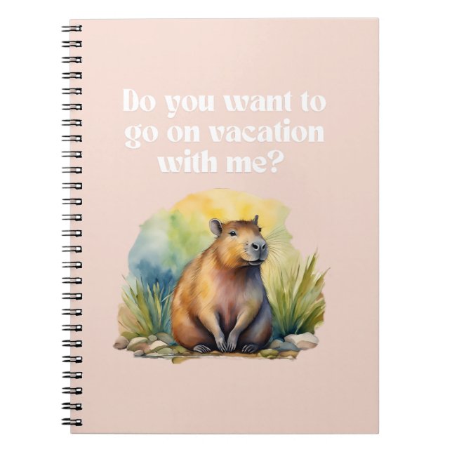 CADERNO ESPIRAL CAPYBARA NOTEBOOK-3 (Frente)