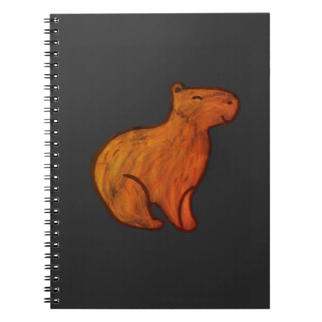 Caderno Espiral Capybara Spiral Notebook (Frente)