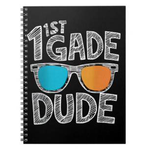 Caderno Espiral Cara da 1ª Série de Volta à Escola Aluno da Primei