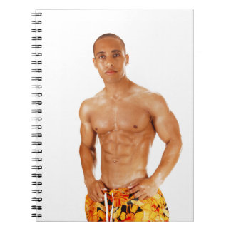 Caderno Espiral Cara Quente Músculos Abdominais Incríveis Camisa S