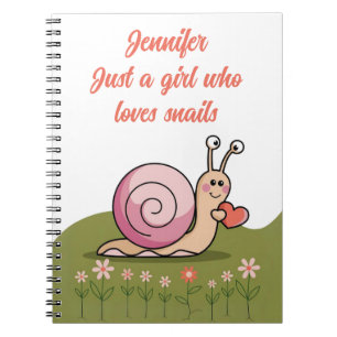 Caderno Espiral Caracóis-amante-do-caracol trilhos-do-mar