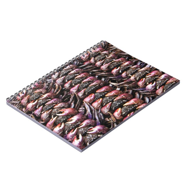 Caderno Espiral Caranguejos Pretos [Po Na] ... Comida da Rua Taila (Left Side)