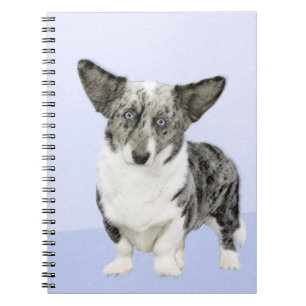 Caderno Espiral Cardigan Welsh Corgi - Pintura Original para Cacho