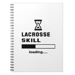 Caderno Espiral Carga da habilidade do Lacrosse ......