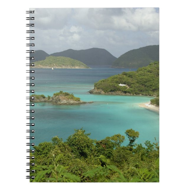 Caderno Espiral Caribe, Ilhas Virgens Americanas, Rua John, Trunk (Frente)