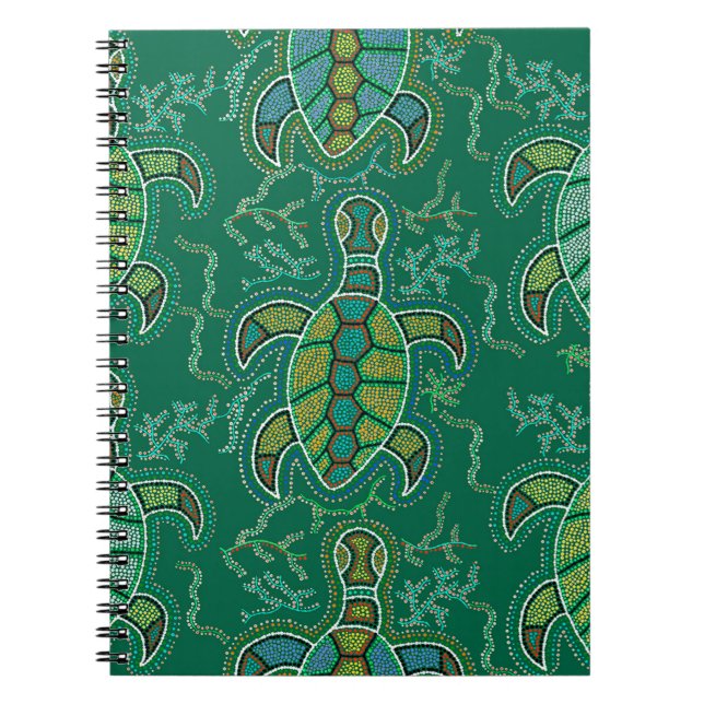 Caderno Espiral Caribe Tortuga (Frente)