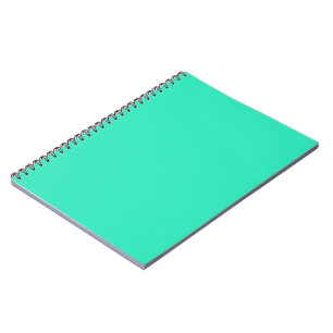 Caderno Espiral  Caribe verde (cor sólida) 