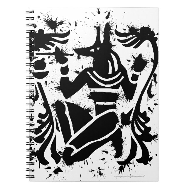 Caderno Espiral Carimbo Anubis (Frente)