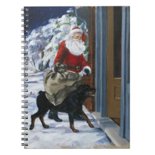 Caderno Espiral Carl que ajuda Papai Noel de <Carl's Christmas> b