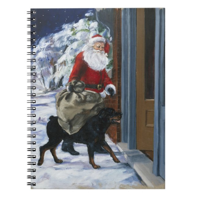 Caderno Espiral Carl que ajuda Papai Noel de <Carl's Christmas> b (Frente)