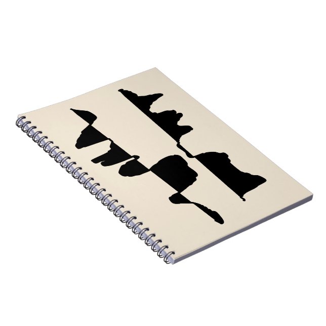 Caderno Espiral Carnet de Notes "Abstrait Dual Face" (Lado Direito)