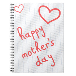 Caderno Espiral Carnet "Happy Mother's Day"