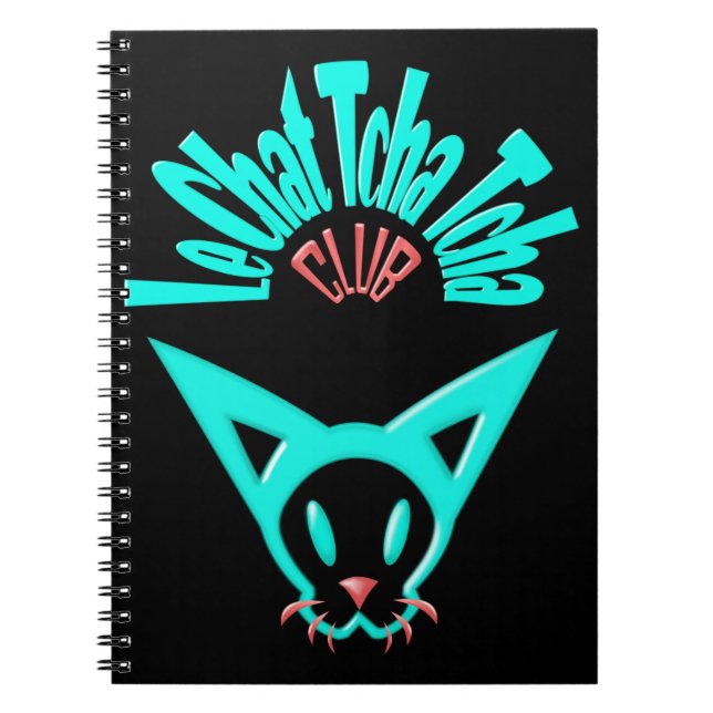 Caderno Espiral Carnet Le Club Chat Tcha Tcha (Frente)