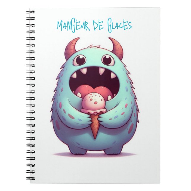 Caderno Espiral Carnet “Mangeur de glaces“ (Frente)
