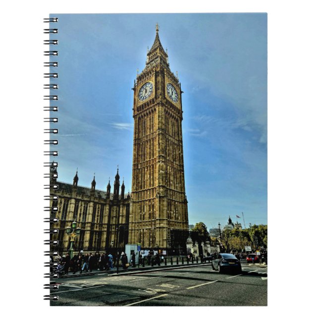 Caderno Espiral Carnet note Londres  (Frente)