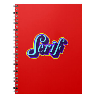 Caderno Espiral Carnet - Serif