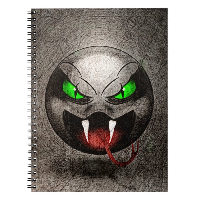 Caderno Espiral Carnet Snakemoji Vintage (Frente)