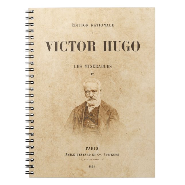 Caderno Espiral Carnet - Victor Hugo (Frente)