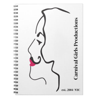 Caderno Espiral Carnival Girls Productions Silouhette