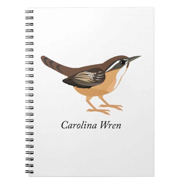 Caderno Espiral Carolina Wren (Frente)