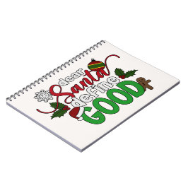 Caderno Espiral Caros Papais noeis definem um bom Natal | Notebook