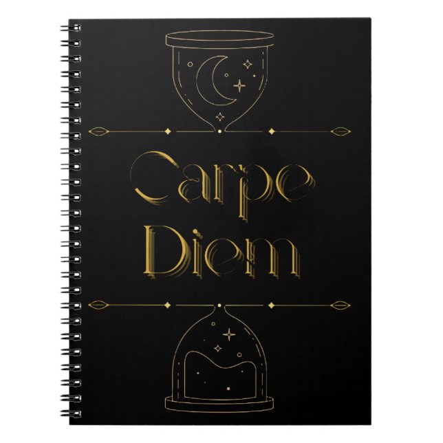 Caderno Espiral Carpe diem (Frente)