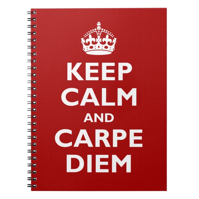 Caderno Espiral Carpe Diem! (Frente)