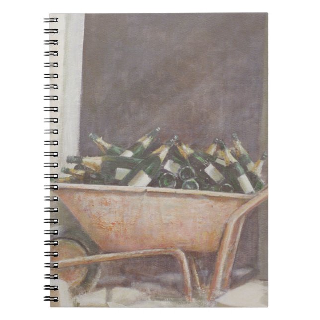 Caderno Espiral Carrinho de mão 1985 de Champagne (Frente)