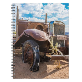 Caderno Espiral Carro antigo e abandonado 3 em Solitaire, Namíbia