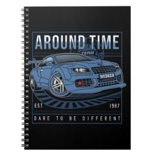 Caderno Espiral Carro de Corrida _ Motor 13