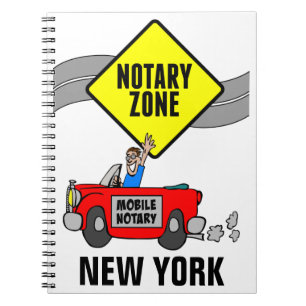 Caderno Espiral Carro Desportivo Vermelho de Zona Notícia Móvel,