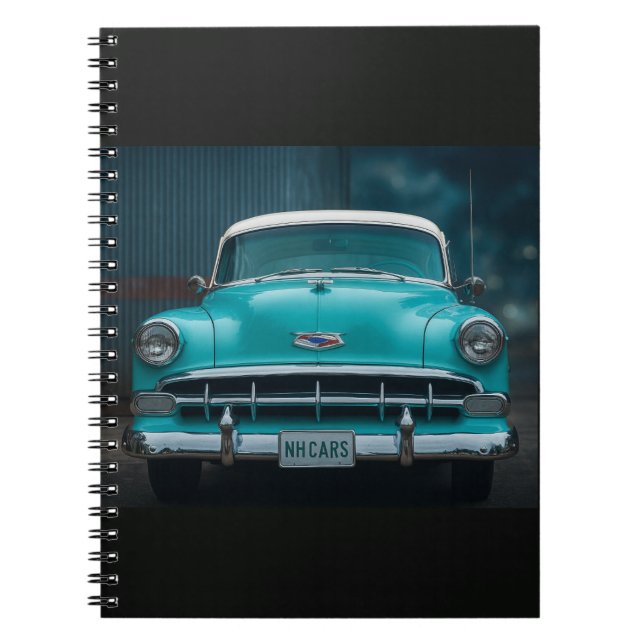 Caderno Espiral Carros Antigos/Clássicos NH (Frente)