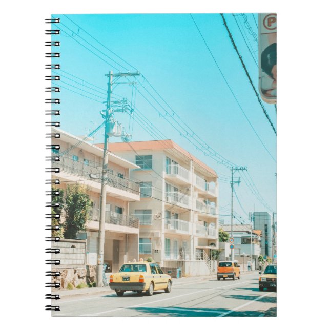 CADERNO ESPIRAL CARROS EM ESTRADA (Frente)