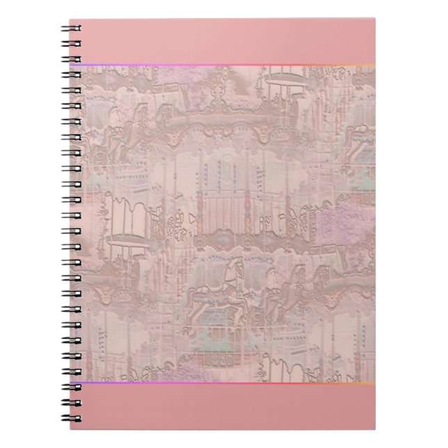 Caderno Espiral Carrossel Horses (Frente)