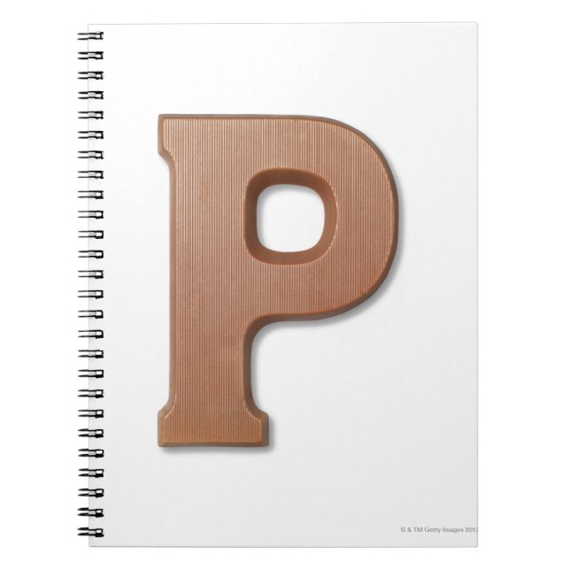 Caderno Espiral Carta de chocolate p (Frente)