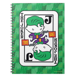 Caderno Espiral Cartão de Joker Chibi