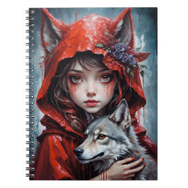 Caderno Espiral Carte Postale - Le petit chaperon rouge