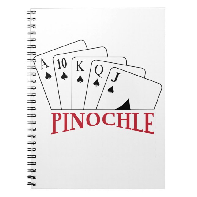 Caderno Espiral Cartões Pinochle (Frente)