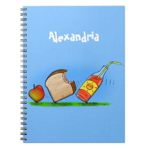 Caderno Espiral Cartografia de formigas engraçadas