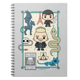 Caderno Espiral Cartografia GELLERT GRINDELWALD™ & Barebone