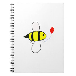 Caderno Espiral Cartoon Bumblebee com Balão
