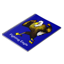 Caderno Espiral Cartoon Fighting Eagle