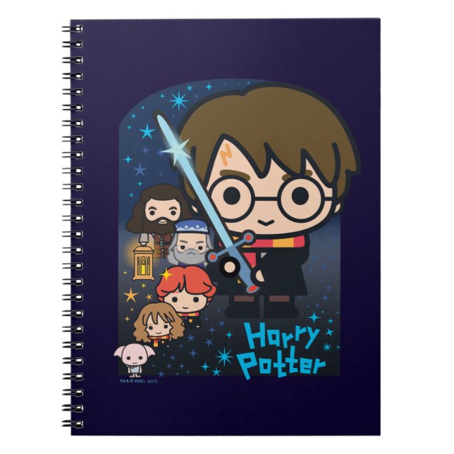 Caderno Espiral Cartoon Harry Potter Chamber of Secrets Graphic (Frente)