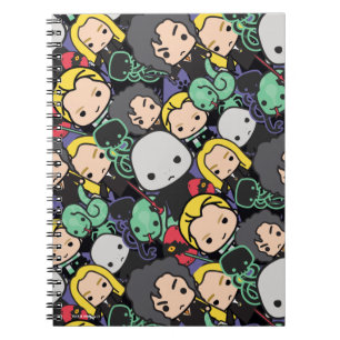 Caderno Espiral Cartoon Harry Potter Death Comida Toss Pattern