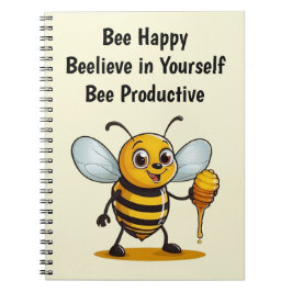 Caderno Espiral Cartoon Honey Bee Personalizada