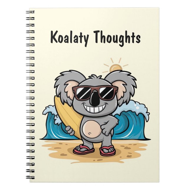 Caderno Espiral Cartoon Koala (Frente)