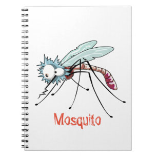 Caderno Espiral Cartoon mosquito