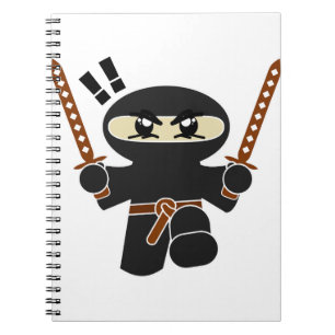 Caderno Espiral Cartoon Ninja