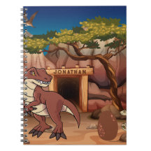 Cartoon Personalizado do Dinossauro legal para cri